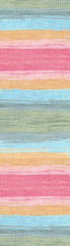 Alize Cotton Gold Batik 2970 rózsaszín-kék-drapp