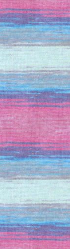 Alize Cotton Gold Batik 3686 rószaszín-kék-szürke