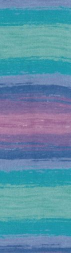 Alize Cotton Gold Batik 4531 kék-zöld-lila