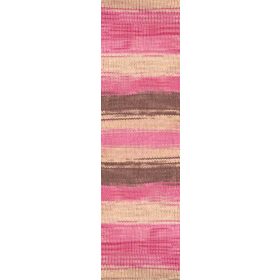 Alize Cotton Gold 7829 ciklámen-bézs-barna árnyalatok