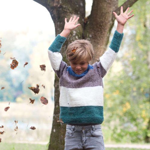 Lisa Premium Jeans 07 barna melírozott