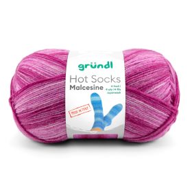   Hot Socks Malcesine 4 szálas zoknifonal 01 fukszia színátmenetes