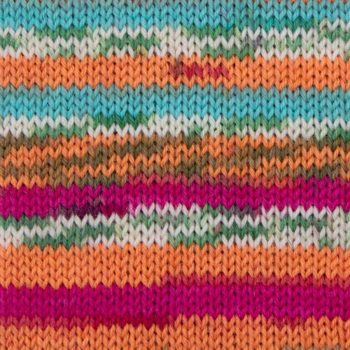 Sockenwolle 2 in 1 (02) pirosas-zöldes árnyalatok