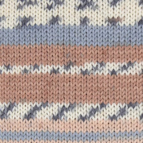 Sockenwolle 2 in 1 (05) nugát-bézs-krém-fenyő