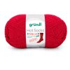 Hot Socks XMAS uni, piros, 4 szálas zoknifonal csillogó szállal