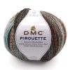 DMC Pirouette 801 szürke-barna világoskék-rózsaszín