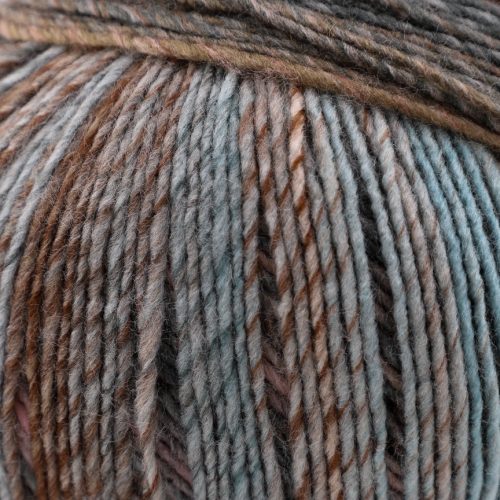 DMC Pirouette 801 szürke-barna világoskék-rózsaszín