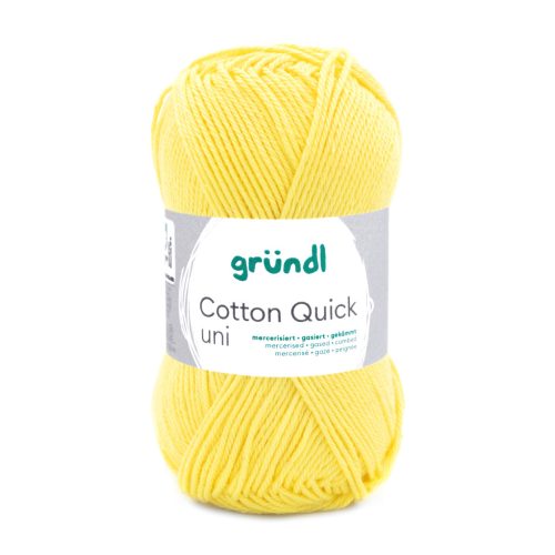 Cotton Quick uni 131 citromsárga