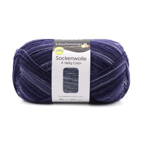 Schachenmayr Sockenwolle Color (00184) tengerkék, 4 szálas