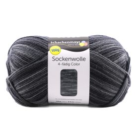 Schachenmayr Sockenwolle Color (00189) antracit, 4 szálas