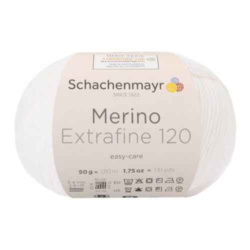 Merino Extrafine 120 (00101) fehér