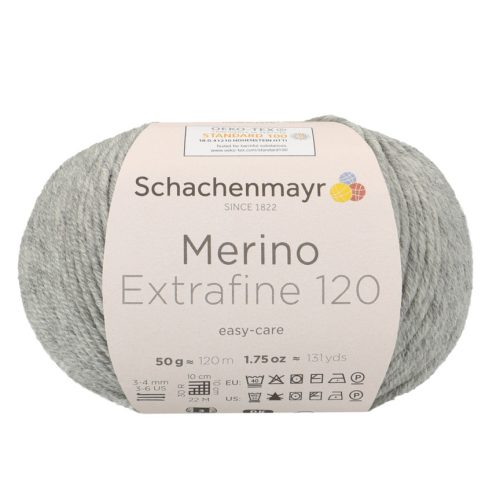 Merino Extrafine 120 (00190) világosszürke melírozott