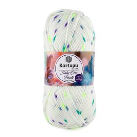 Baby One Prints B2536 lila-kék-zöld noppos