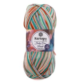 Baby One Prints B59161 lazac-lila-zöld árnyalatok