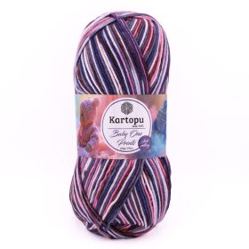   Baby One Prints B59171 sötétkék-sötétrózsaszín árnyalatok