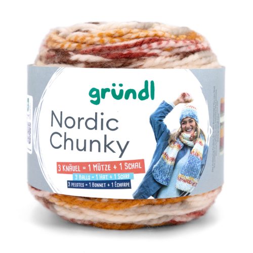 Nordic Chunky 3 curry-réz-barna-natúr